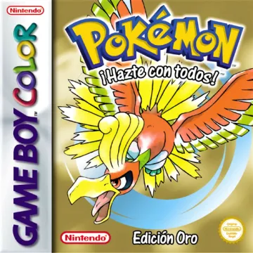 Pokémon Version Or — version espagnole — jaquette du jeu