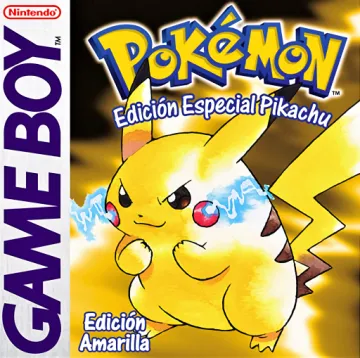 Pokémon Version Jaune — version espagnole — jaquette du jeu