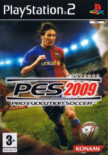 PES 2009 — jaquette du jeu