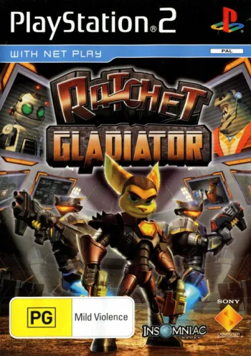 Ratchet Gladiator — jaquette du jeu