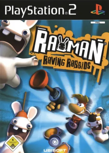 Rayman contre les Lapins Crétins — jaquette du jeu