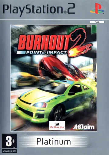 Burnout 2 Point of Impact — jaquette du jeu