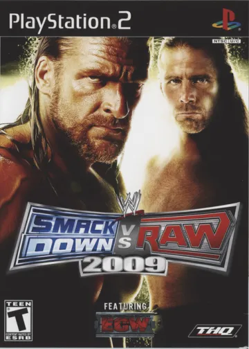 WWE SmackDown vs Raw 2009 — jaquette du jeu