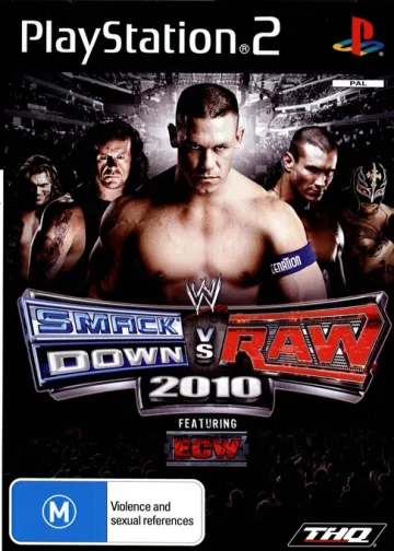 WWE SmackDown vs Raw 2010 — jaquette du jeu