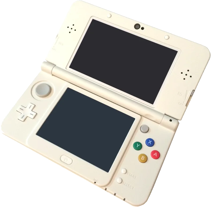 New 3DS blanche coque Yoshi — photo du modèle New Nintendo 3DS